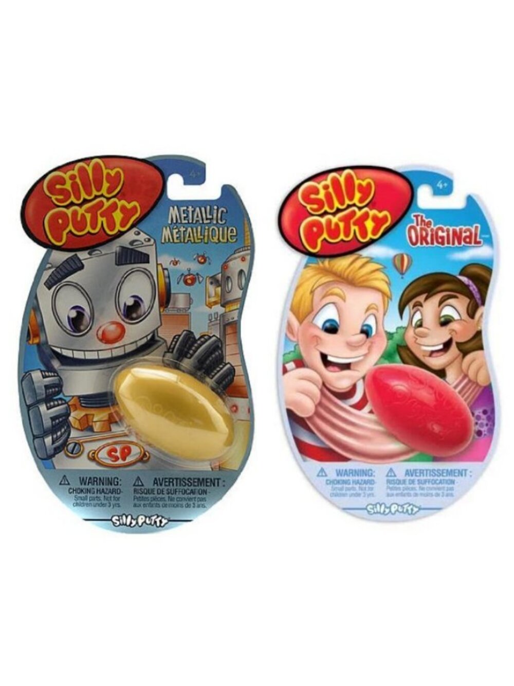 Crayola Original  and Metallic Silly Putty Set of 2 New in Pack Add-On Only Item